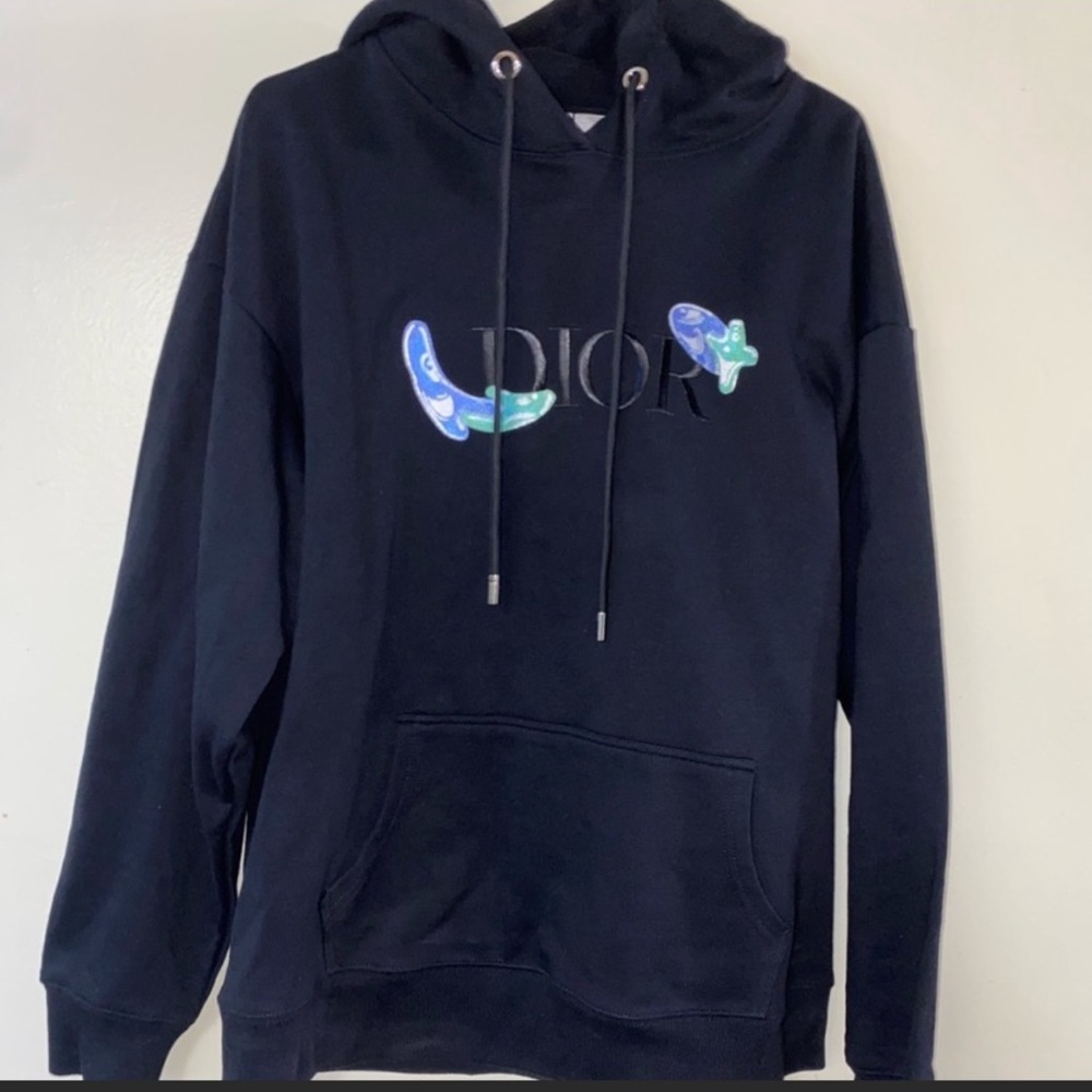 Hoodie black and white
